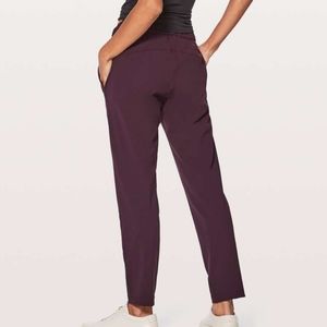 NWOT Lululemon On The Fly Pant 27" size 4
